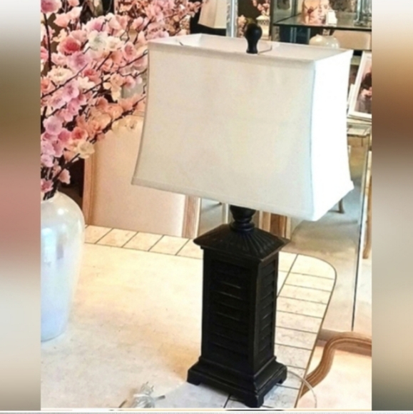 Lamp/ shutter Design /Linen Shade,,Brand New,,28",Valeri Parhill/Qvc - Picture 6 of 10